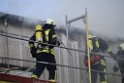 Dachstuhlbrand Koeln Poll Geislarerstr P341